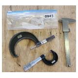 Craftsman Caliper & Lufkin Micrometer Lot