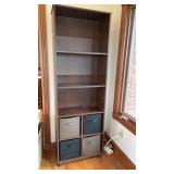 Bookcase Cabinet Pressboard 25W 12D 73H