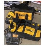 DeWalt Drill 2 Batteries 1 Charger 2 Bags