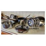 Cookware Lot Farberware Millennium Sears Blue