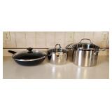 Cookware Lot Cuisinart 3Qt 8Qt Stockpot Pampered