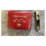 Starrett No 6 Thread Pitch & S830 F Small Hole