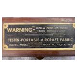 Portable Aircraft Fabric Tester