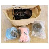 Popï¿½s Leather Aviation Helmet Hood with Flightcom