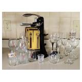 Wine Lot, Tabletop Lever-style Cork-Screw Bottle