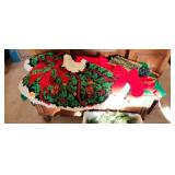 Latchhook Treeskirt Felt Treeskirt Christmas