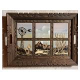 Western Art Tray 18x16