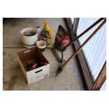 Grass Seed and Yard Tools Lot