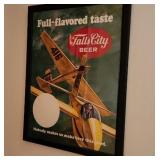 Falls City Beer Framed Art 25.5" x 30.5"