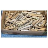 Vintage Wooden Clothes Pins
