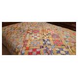 Two Patchwork Quilts Hand tied