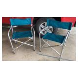 Aluminum Folding Chairs (2)