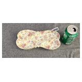 Chintz Candy Dish Chipped