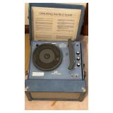 Solid State Portable Record Player Powers On