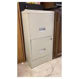 Two-Drawer Locking File Cabinet W15 H29 D20