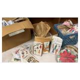 Sewing Pattern and Scrap Fabric Lot
