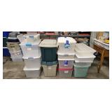 Totes w/ Lids Lot