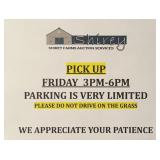 PICKUP and PARKING INFORMATION