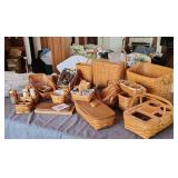 Longaberger Basket Lot Gathering Magazine Maple