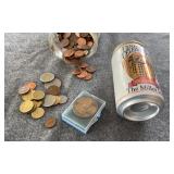 Coin Penny Lot Beer Can Bank