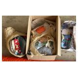 Quilting, Fabric, Cotton, and Poly Scrap Lot