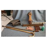 Wooden Canes Shelf Wall Sconce Indiana State