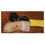 Vintage USAAF B-B Flying Goggle Lenses W/Case