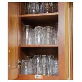 Glassware Lot Entire Cabinet