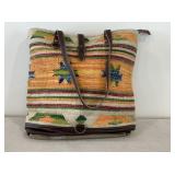 Myra Bag Woven Leather Handles