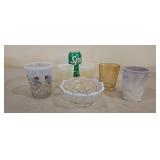 Northwood EAPG Hobnail Opalescent  Glasses Bowl