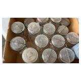 Ball Jars with Wire Bales and Cylinder Vases