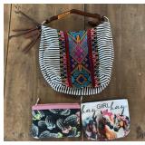 Southwest Bag Purse and Western Makeup Bag