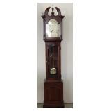 Howard Miller Grandfather Clock Cherry Stained