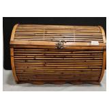 Coastal Bamboo Pencil Thin Rattan Trunk with