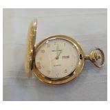 Waltham Quartz Gold Tone Pocket Date Watch