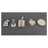 Sterling Silver Necklace Pendant Lot 13.6g Tree