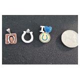 Sterling Silver Necklace Pendant Lot 7.7g  Colts
