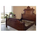Victorian Three Quarter Wood Bed FrameW60 D82