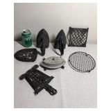 Cast Iron Large Wilton Wheat Trivet Ferro Steel