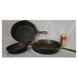 Size 0 Wagner Ware Skillet Unmarked Skillets