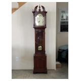 Howard Miller Grandfather Clock Cherry Stained