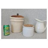 Meakin Ironstone Pitcher Stoneware Pickle