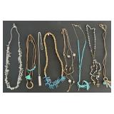 Costume Jewelry Southwest Western Necklace Lot