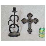 Cast Iron Cowboy Composition Cross