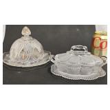 EAPG Covered Cheese Butter Dish