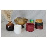 Longaberger Crock Vases Candle