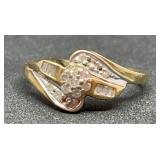 Women/s Wedding Ring 10K Gold 3.0 g