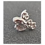 Sterling Silver Moose Pin 3.2g