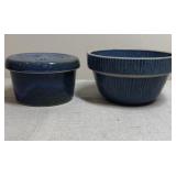 Blue Stonewall Picket Fence Nesting Bowl Pigeon