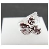 Sterling Silver Moose Pin 3.2g